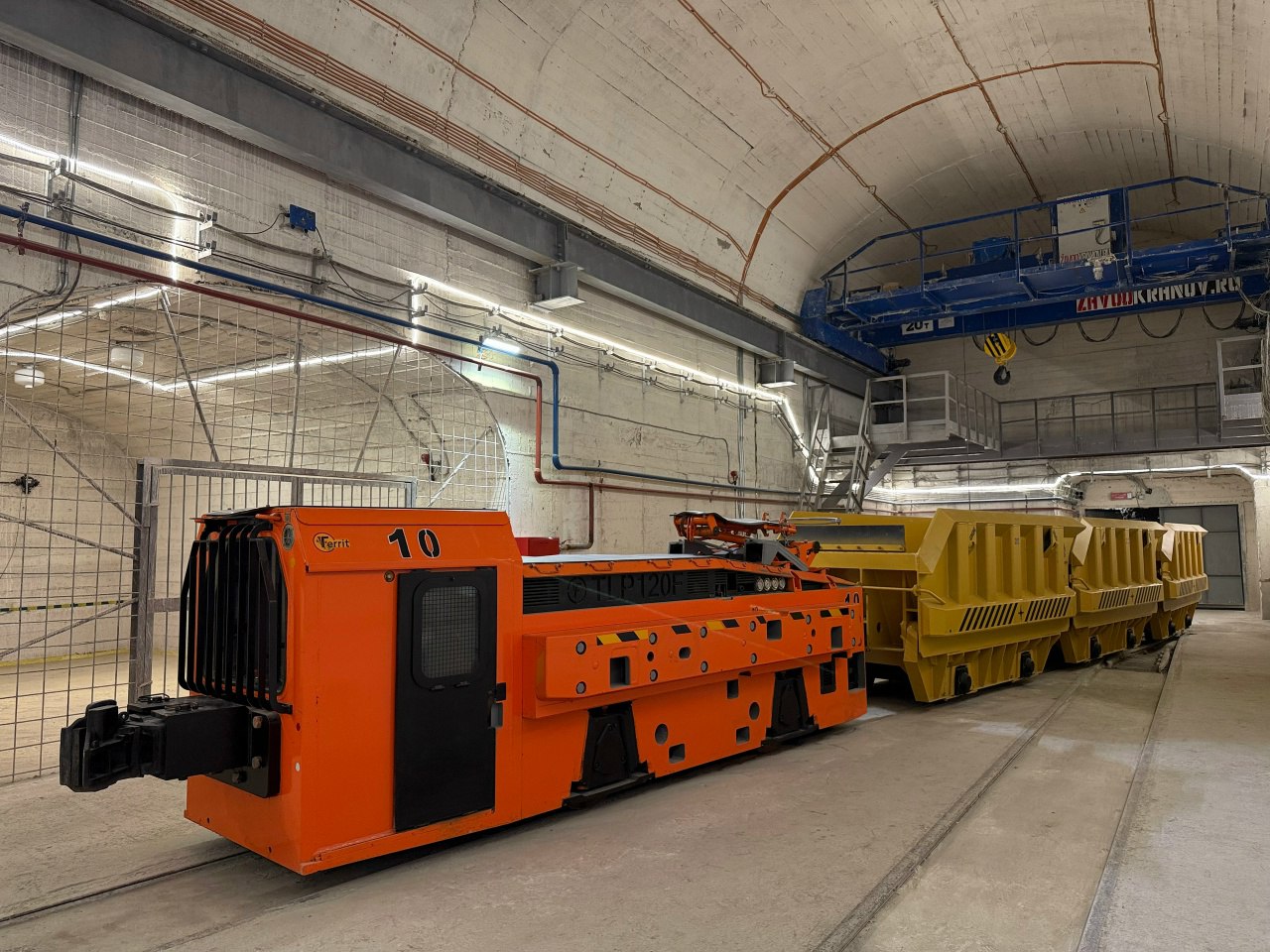 Комбинат КМАруда запустил подземные ремонтные депо на глубине 250 метров