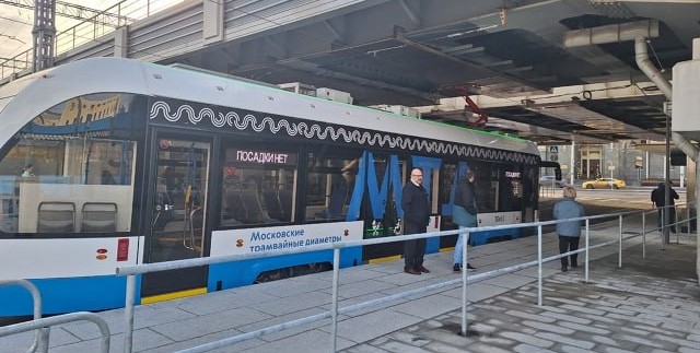 В Москве начали тестировать движение по трамвайным диаметрам